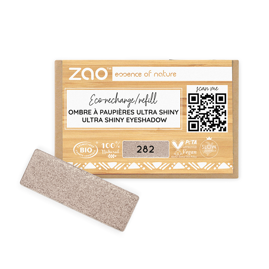 ZAO Refill Rectangle Eye Shadow 282 Lilac Silver