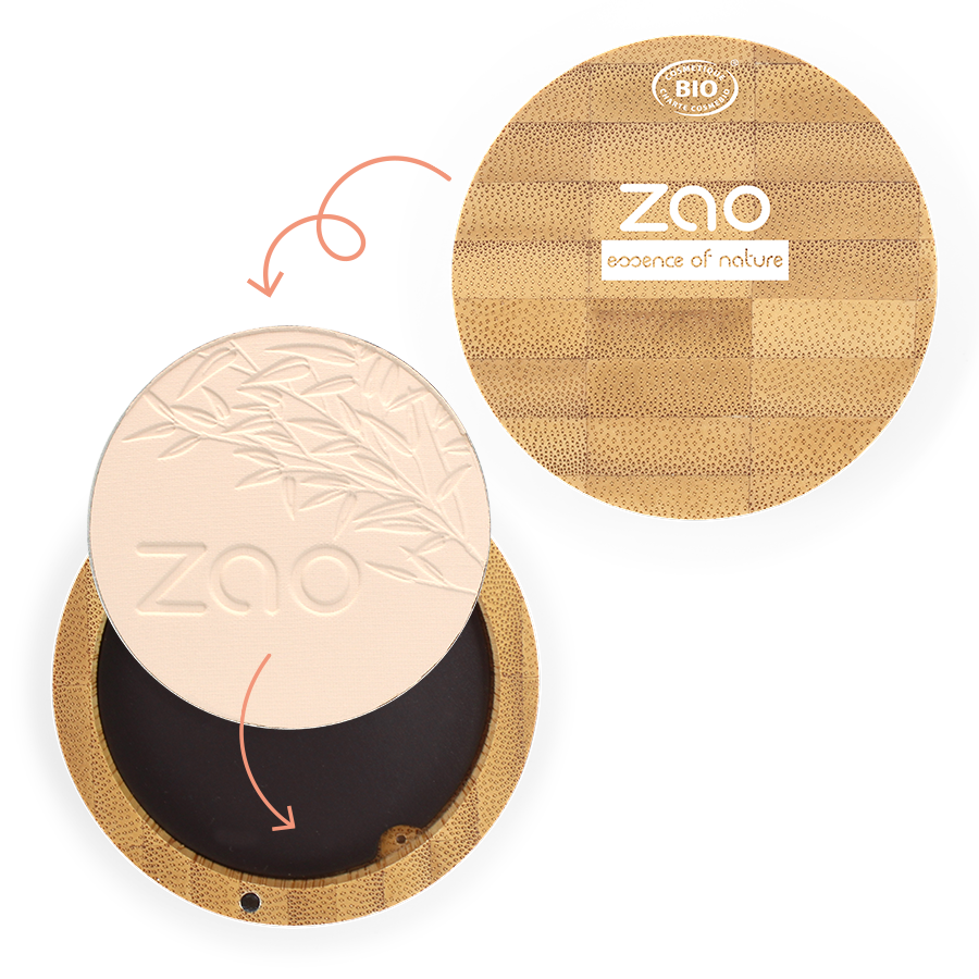 ZAO Compact Powder 306 Porcelain - 3