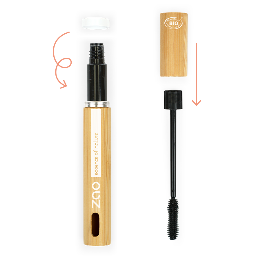 ZAO Velvet Mascara 080 Black - 2