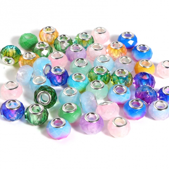 Bead / pendant- Glass Facett - 2