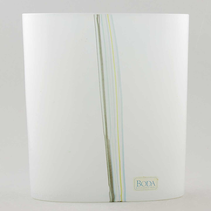 バーティル･ヴァリーン Rainbowシリーズ   虹のガラスの花瓶 Vase  20cm 1982年