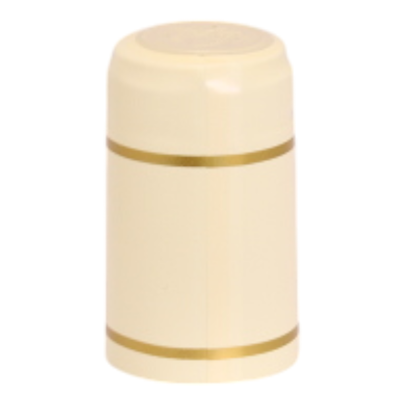 Creme/Gold Schrumpfkappe für Weinflaschen