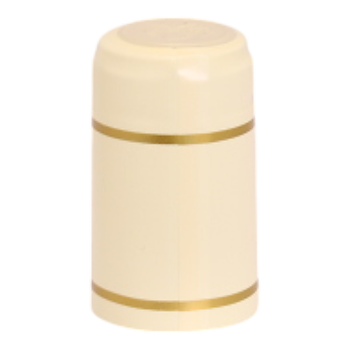 Creme/Gold Schrumpfkappe für Weinflaschen