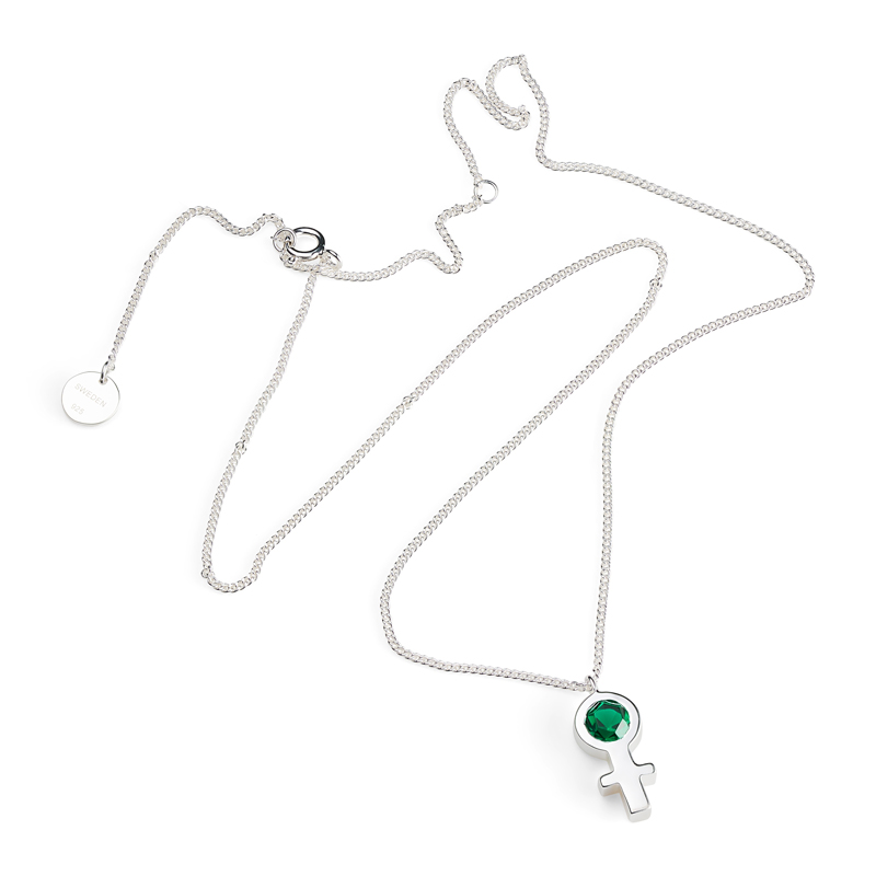 SIGRÉN Future Is Female Jade halsband