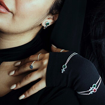SIGRÉN Future Is Female Jade halsband