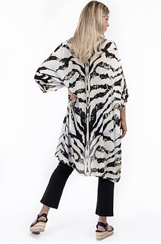 MERCY KAFTAN SAND/BLACK