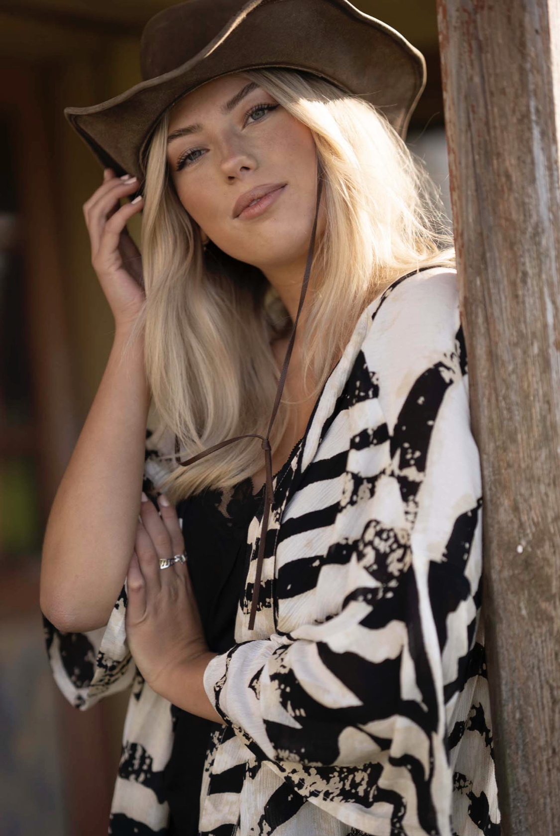 MERCY KAFTAN SAND/BLACK - 3