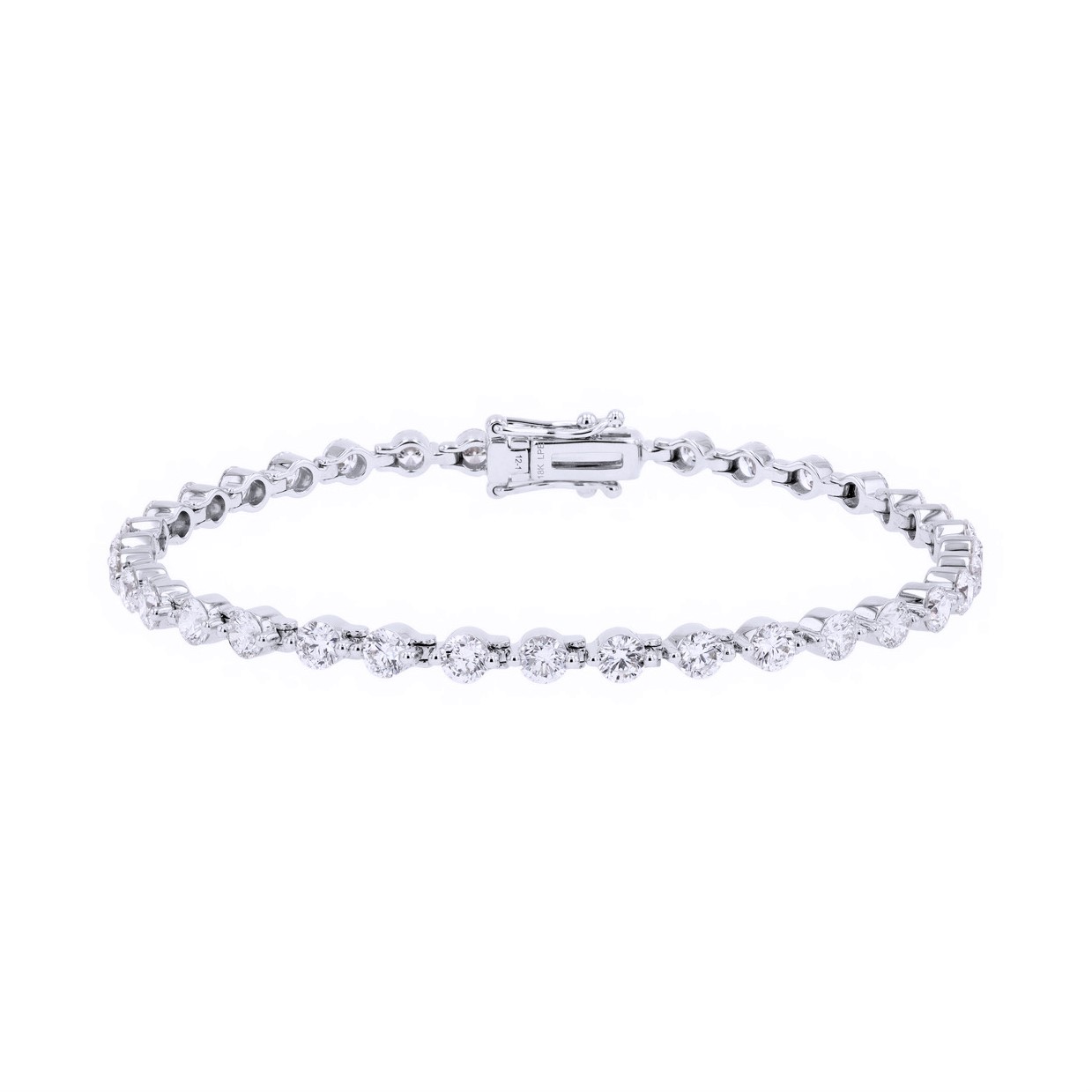 TENNIS BRACELET SINGLE PRONG