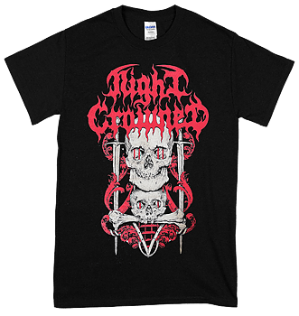 NIGHT CROWNED - Skull T-shirt