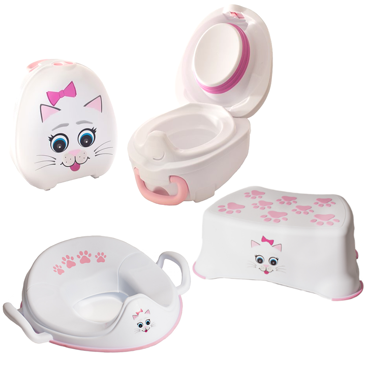 My Carry Potty Potträningskit Katt 3-pack