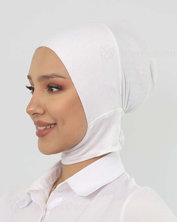 Cap - Jersey Neck Cover - White