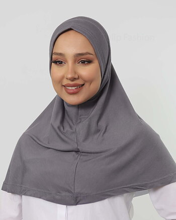 Hijab - Al Amira Lianna Jersey - En del - Grå
