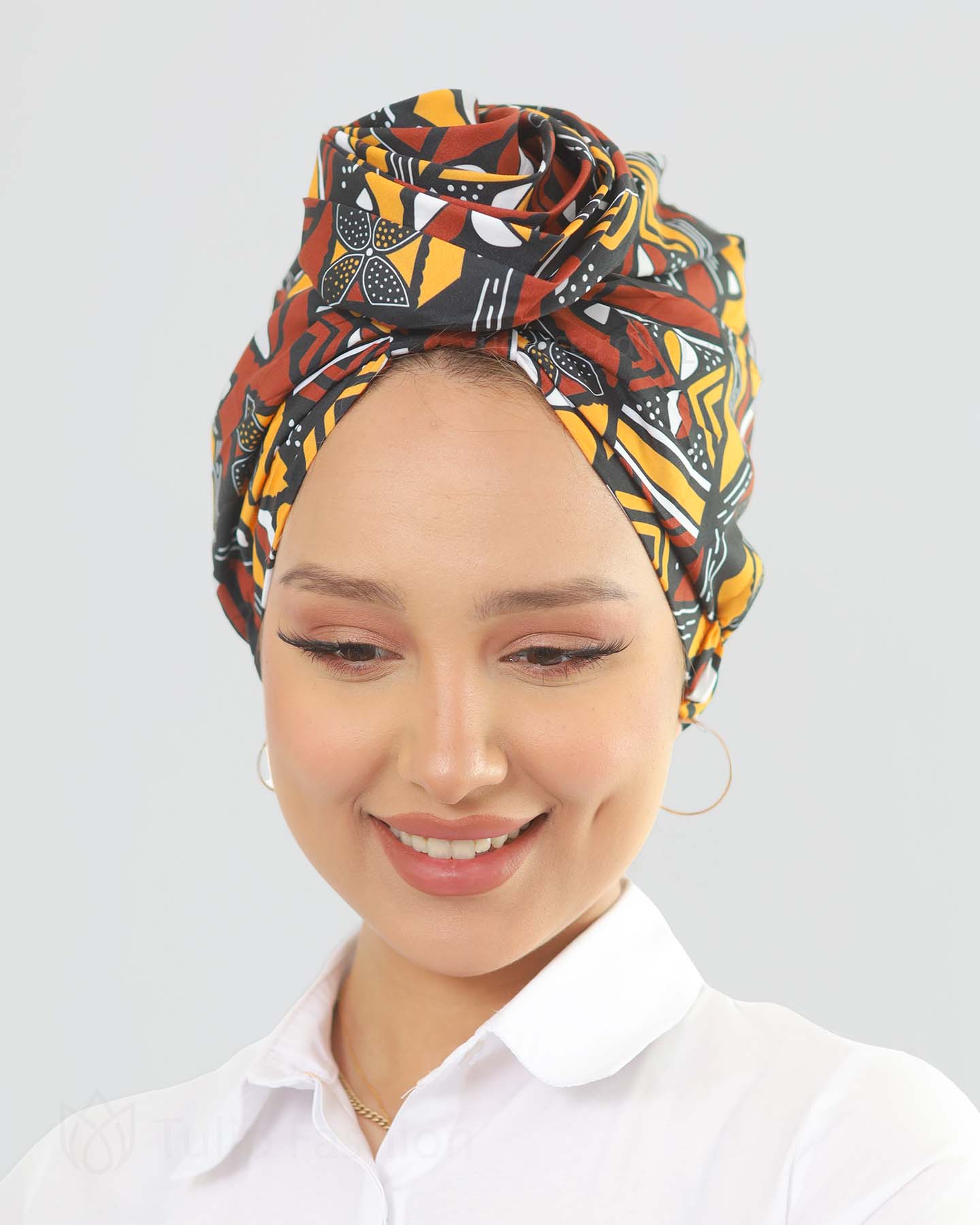 Turban - Abeni - Firebrick