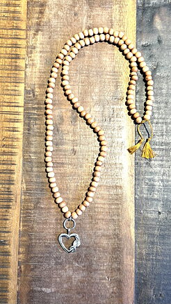Forever Love Necklace sandelwood light brown