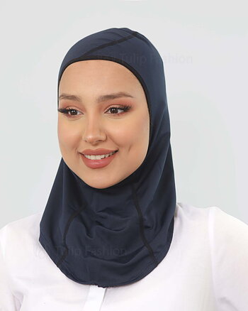 Sport Hijab - En del - Midnattsblå