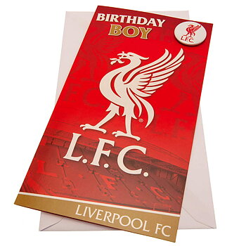 Liverpool Födelsedagskort med Pin