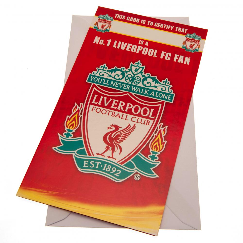 Liverpool Födelsedagskort No 1 Fan