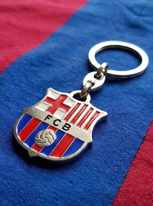 FC Barcelona Nyckelring Metal