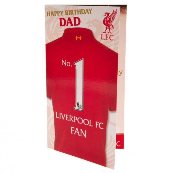Liverpool Födelsedagskort No. 1 Dad - 2