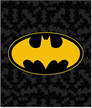 Batman Filt Fleece Logo