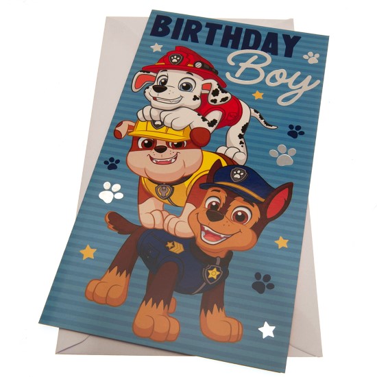 Paw Patrol Födelsedagkort