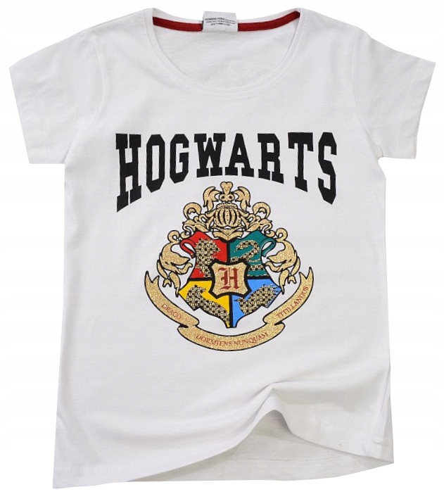 Harry Potter T-shirt Hogwarts Vit