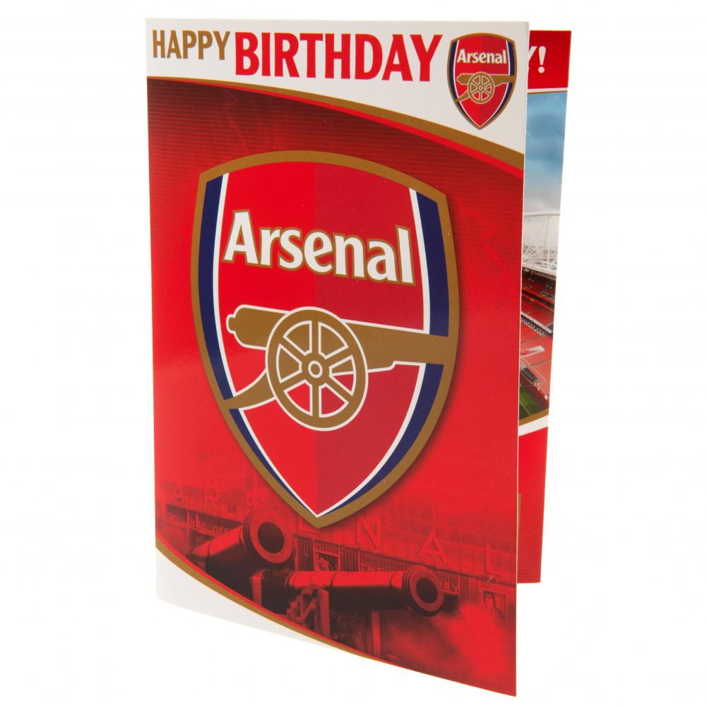 Arsenal Födelsedagskort Musik