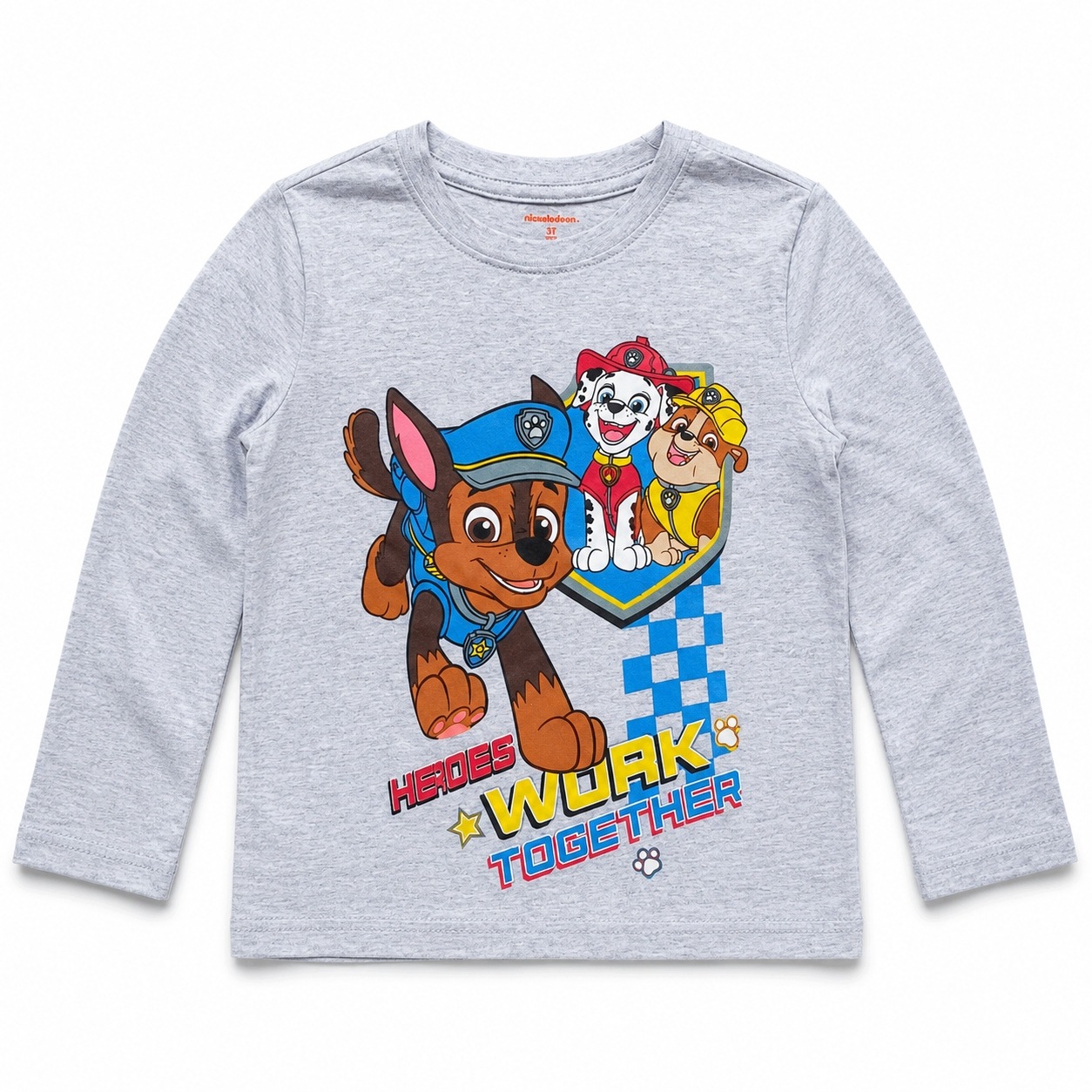 Paw Patrol T-shirt med Långärmad Grå
