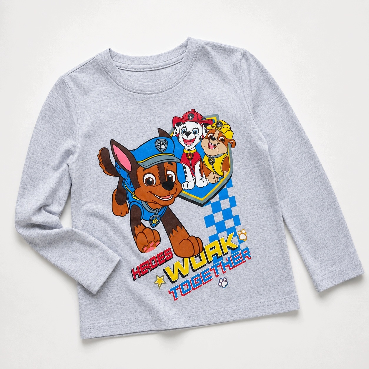 Paw Patrol T-shirt med Långärmad Grå - 2
