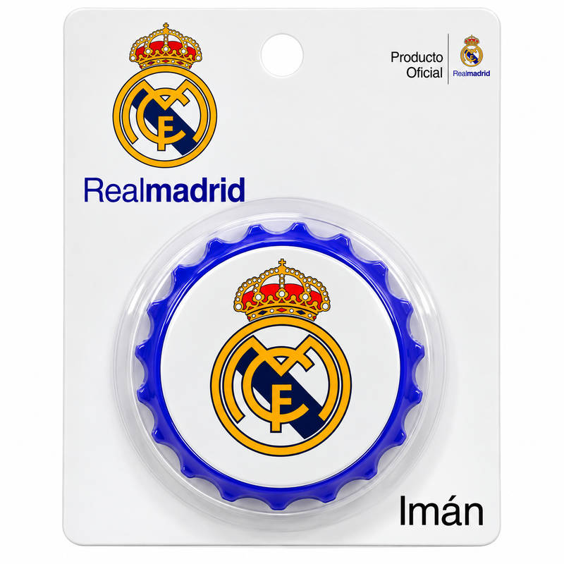 Real Madrid Kylskåpsmagnet med Flasköppnare