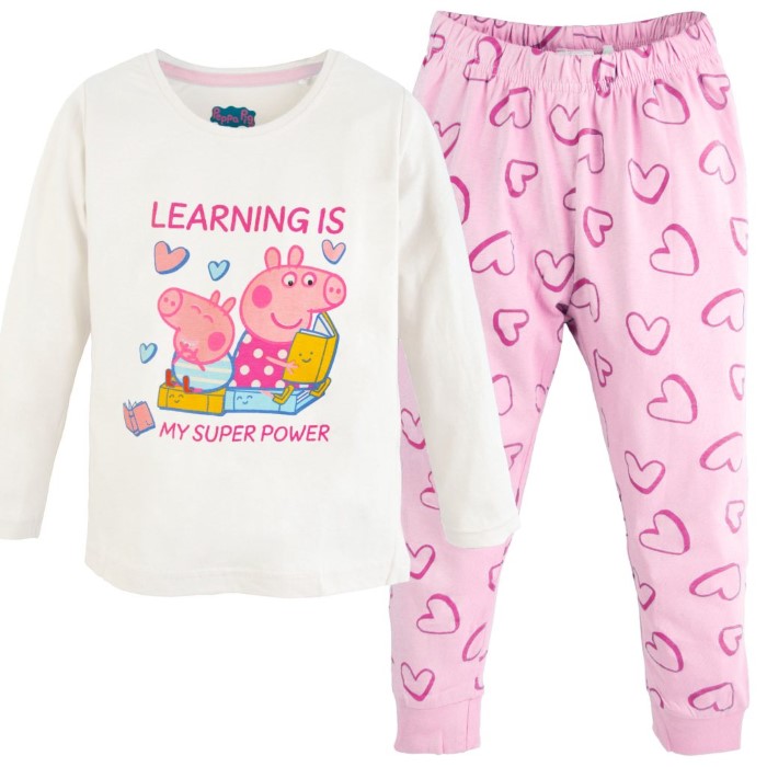 Greta Gris Pyjamas Med Långärmad RT