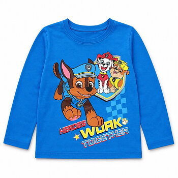 Paw Patrol T-shirt med Långärmad Blå Work
