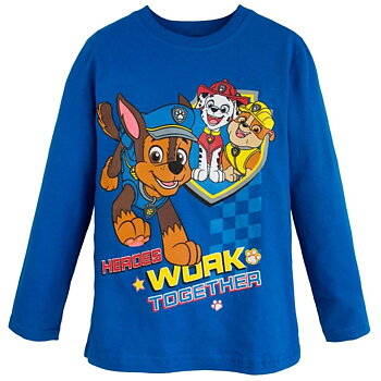 Paw Patrol T-shirt med Långärmad Blå Work