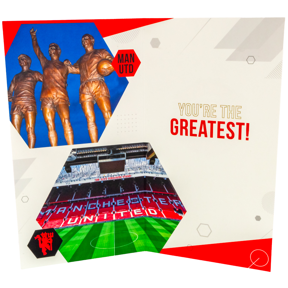 Manchester United Födelsedagskort Dad - 3