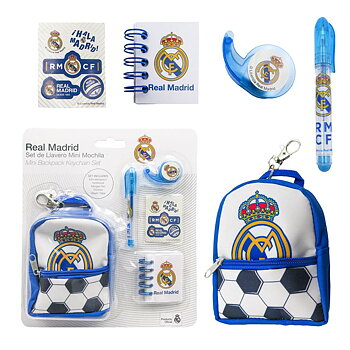 Real Madrid Skrivset & Miniryggsäck