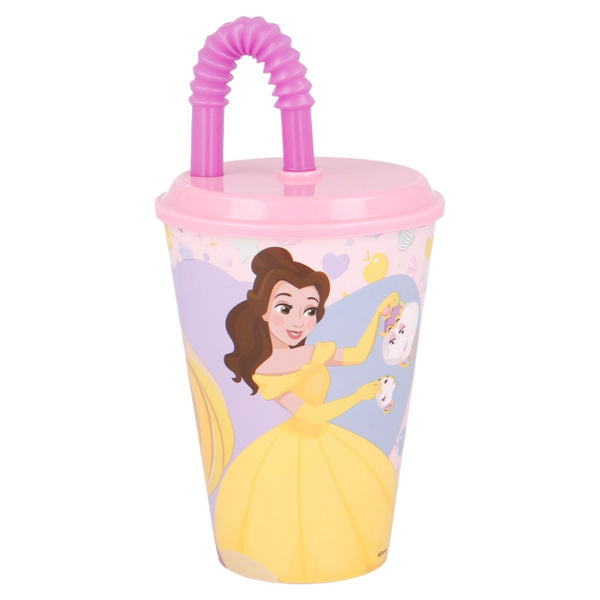 Princess Disney Mugg med Sugrör