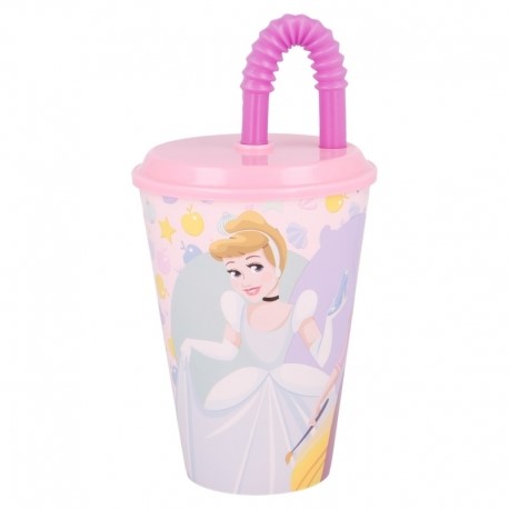 Princess Disney Mugg med Sugrör - 2