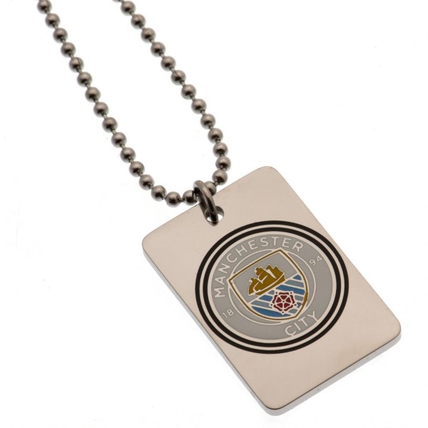 Manchester City Id-bricka Med Kedja Color - 2