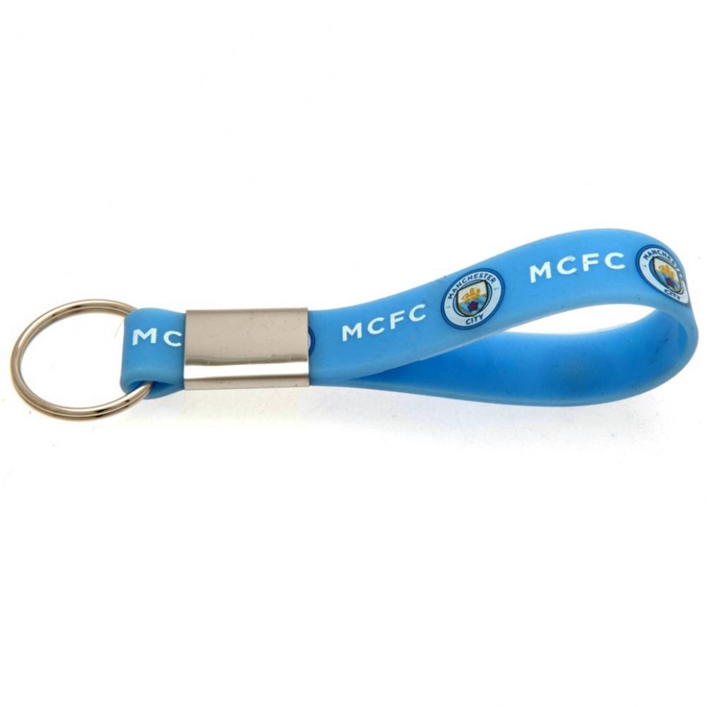 Manchester City Nyckelring Silikon