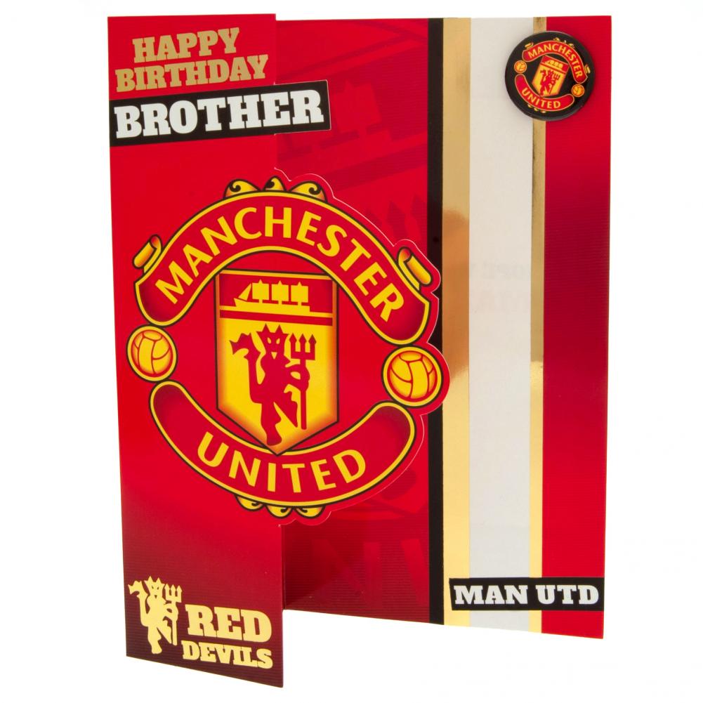 Manchester United Födelsedagkort Brother - 2