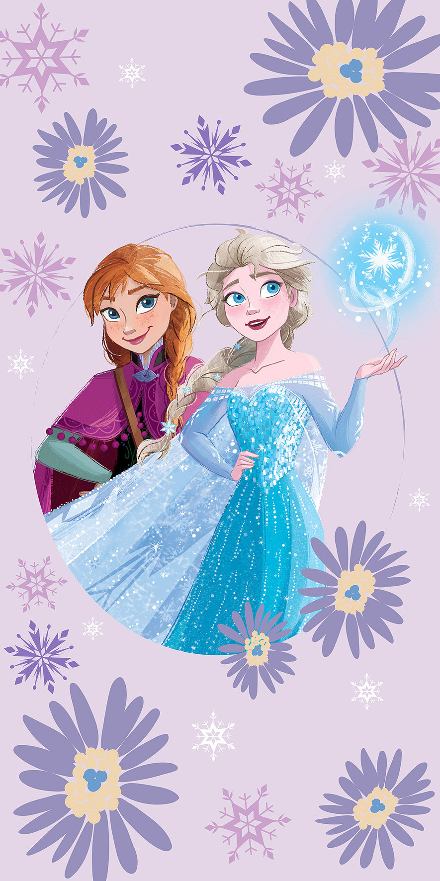 Frost Disney Handduk Elsa Anna - 2