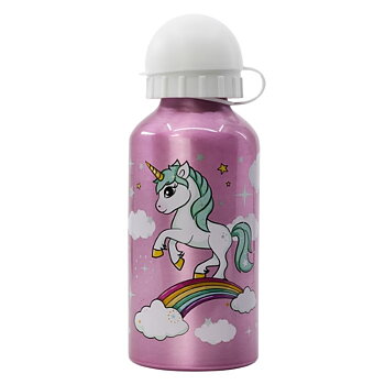 Unicorn Vattenflaska 400ml. Alu
