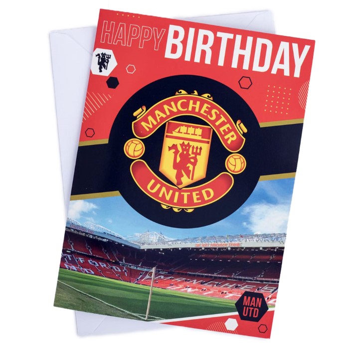 Manchester United Födelsedagskort Musik
