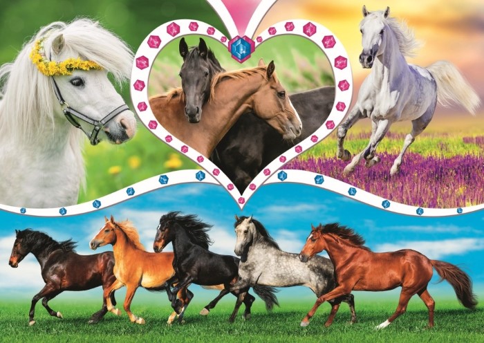 Hästmotiv Pussel 200 Bitar Beautiful Horses - 2