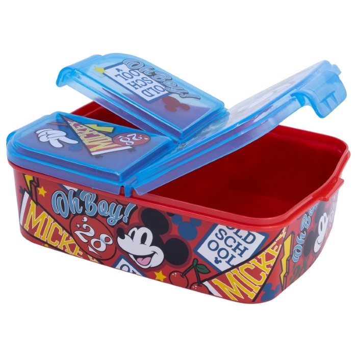 Mickey Mouse Matlåda 3-fack - 4