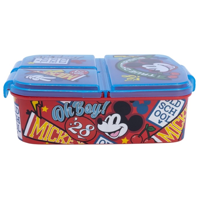 Mickey Mouse Matlåda 3-fack - 3