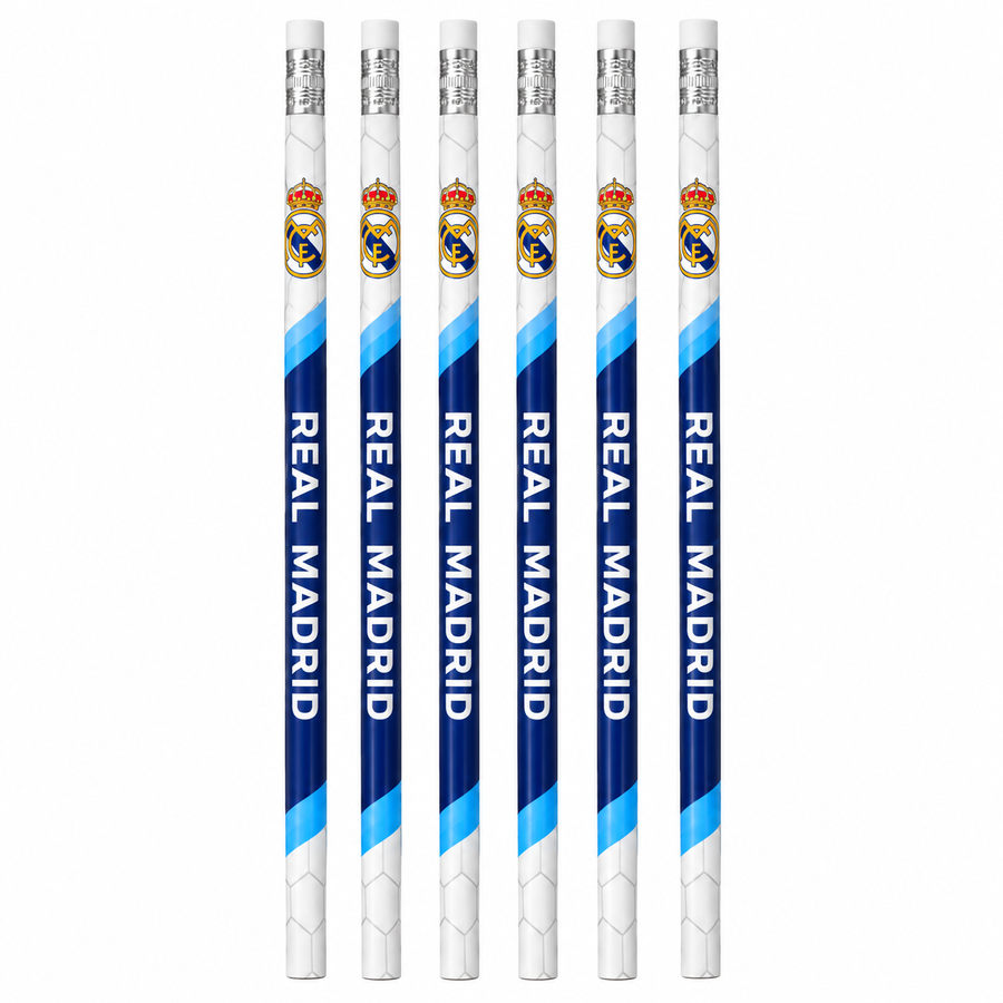 Real Madrid Blyertspennor 6-pack AS - 2