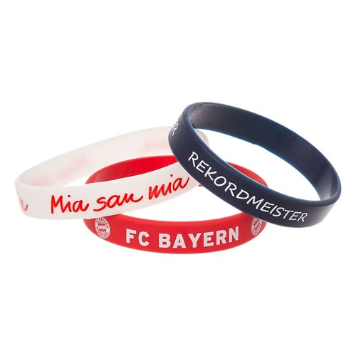 Bayern München Silikonarmband 3-pack