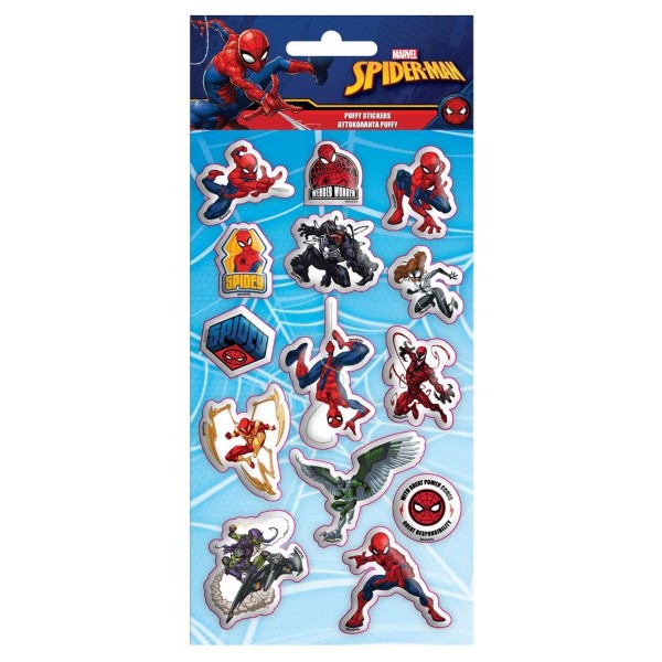 Spiderman Marvel Klistermärke Bubbla