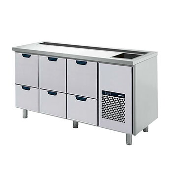 Barkylbänk, 6 lådor - B2S
